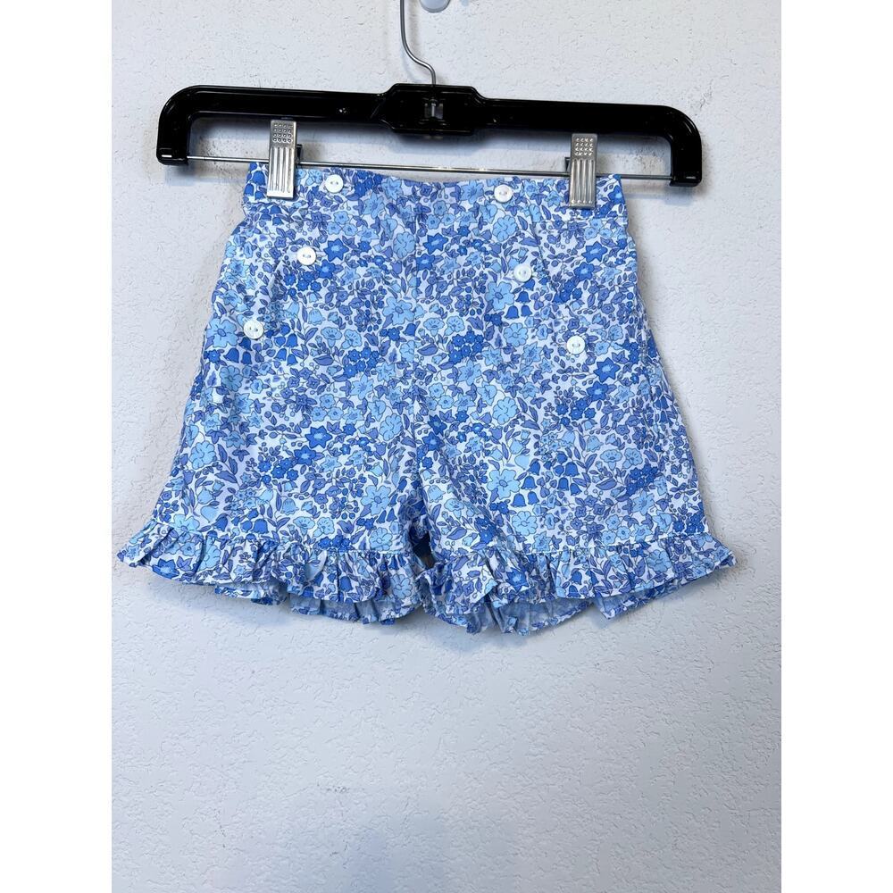 Chic Cecil and Lou Floral Blue Shorts Size 6